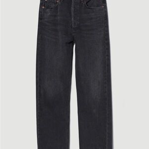 Agolde 90s crop washed black Jeans
